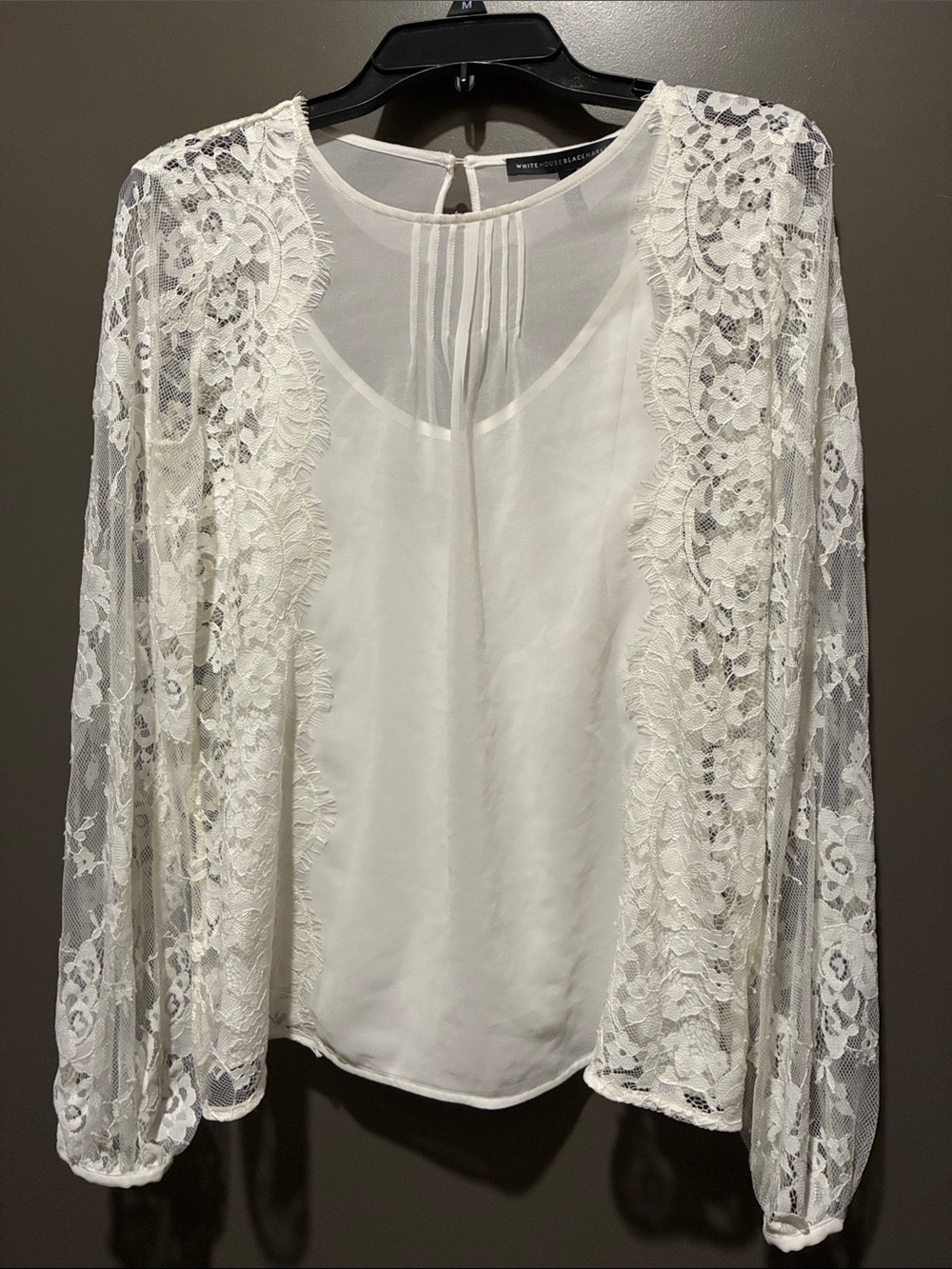 Lace White Women's Blouse
